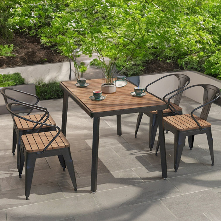 Durable outdoor discount table and chairs